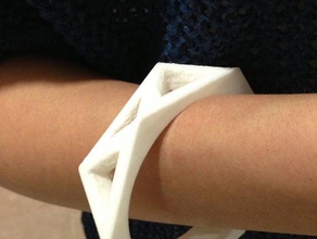 geometriche anello bangle bracciali 3d print model - Mito3D