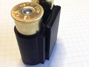 beschnittene double shot shell holder sport im freien die shotgun split 3d print model - Mito3D