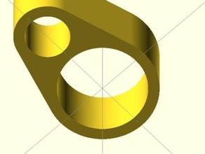 parametrik dübel boru menteşe elemanı diy 3d print model - Mito3D