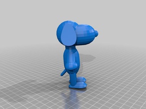 snoopy andere Erdnüsse 3d print model - Mito3D