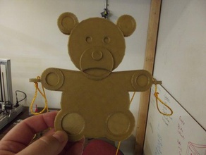 climbing bear toy mechanical toys teddy 3d print model - Mito3D