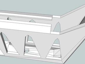aa pil tutucu Sebili duvar kaplar taslak 3d print model - Mito3D