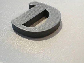 keyholderdin forte standard Schlüsselanhänger 3d print model - Mito3D