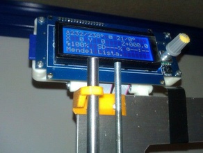 lcd gadgets3d montagem de prusa i3 quadro alumínio a impressora acessórios 3d print model - Mito3D