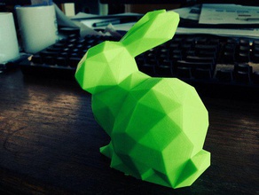 low poly stanford bunny sculptures hare lowpoly rabbit
