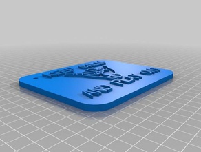 keep calm play signs logos customized 3d print model - Mito3D