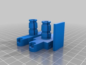 il mio personalizzato bowden morsetto zipties rostock 3d la stampante parti 3d print model - Mito3D