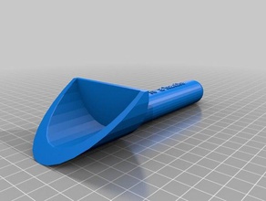 pellet scoop outdoor garden customized 3d print model - Mito3D