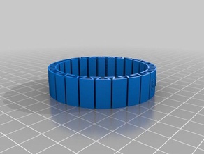 5e année décideurs stretchlet les bracelets personnalisé 3d print model - Mito3D