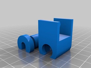 il mio personalizzati in cattività personalizzabili supporto del cavo computer 3d print model - Mito3D