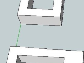simple go no-go calibration tool 3d printing tests axis experiment geometry prusa reprap sketchup 3d print model - Mito3D
