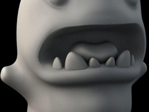 monster m edward spook les créatures 3d print model - Mito3D