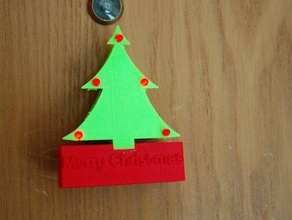 christmas led door decoration household sketchup 3d print model - Mito3D