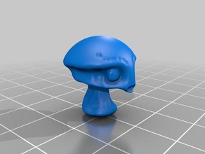 alien geof buste sculptures fecalgames idough 3d print model - Mito3D