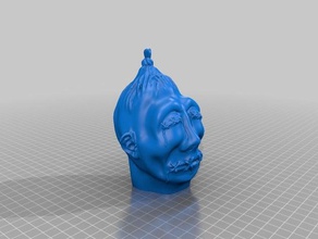shrunken head2 props 3d print model - Mito3D