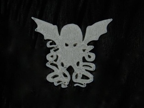 cthulhu pendant other plastic valley uc3m 3d print model - Mito3D