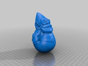 gnome weeble people gnomeremix 3d print model - Mito3D