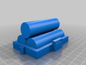 batterie li-ion de titulaire wbattery l'électronique 3d print model - Mito3D