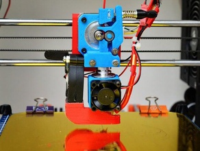 improved fan duct my e3dj-head direct drive extruder printer extruders centrifugal 3d print model - Mito3D
