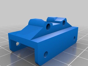 traxxas paraurti adattatore posteriore rc i veicoli 4x4 revo vertice telluride tellusumm 3d print model - Mito3D