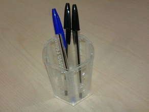 pencil holder portalapices other 3d acrylic art box cnc electronics experiment geometry laser lasercut cutter model ornament part puzzle tool upgrade useful 3d print model - Mito3D