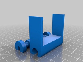 bench-Top-Kabel-Halter computer angepasst 3d print model - Mito3D