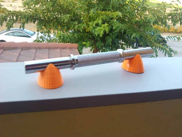dumbbel de flexão placa esporte ao ar livre ginásio flexões 3D print model - Mito3D