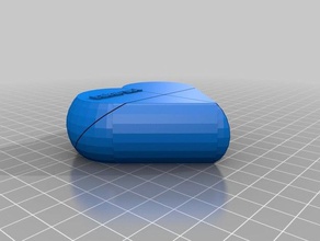 meine maßgeschneiderte, vorkonfektionierte secret heart box futuristischen schriftart interaktive 3d print model - Mito3D