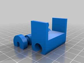 suporte do cabo de 30mm 4mm computador personalizado 3d print model - Mito3D