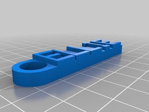 ellie keychain organization customized 3d print model - Mito3D
