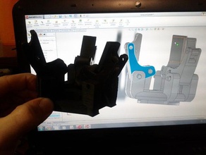 3 finger robot gripper robotics 3d print model - Mito3D