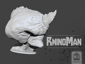 rhinoman les créatures 3d print model - Mito3D