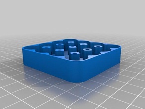 jjk cassa di batteria magnetico i contenitori personalizzato 3d print model - Mito3D