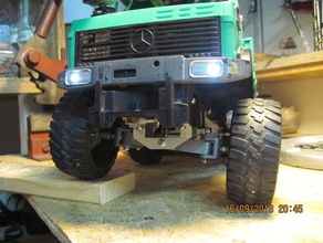 printed front axle mercedes unimog 116 model truck vehicles achsschenkellenkung ackermann steering 3d print model - Mito3D