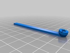 3 mm tuerca de la pipa paz ayuda a atornillar nada mano herramientas personalizado 3d print model - Mito3D