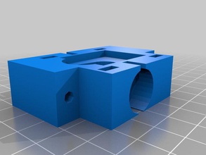 mendel de l'extrudeuse 3d l'imprimante extrudeuses openscad reprap moteur pas à toolhead 3d print model - Mito3D