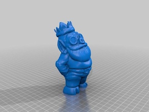 gnome porc roi terrible jeu de mots 1 les créatures gnomeremix 3d print model - Mito3D