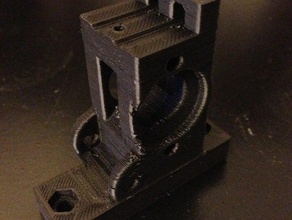 makergear basitleştirilmiş alanında blok quick release arka motor mount mini sırtlan dişli 3d yazıcı parçaları 3d print model - Mito3D