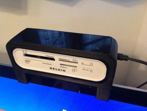 belkin universal media reader mount imac apple monitors computer card 3d print model - Mito3D