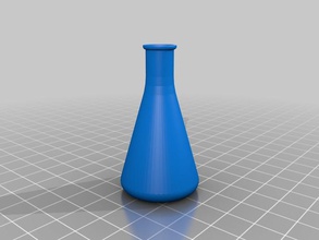 erlenmeyer flask1000ml d'autres labware la science 3d print model - Mito3D