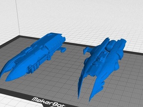 eve online amarr Destroyer araç coercer dragoon ibkube 3d print model - Mito3D