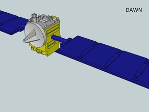 nasa dawn vehicles ceres maker faire nyc space probe vesta 3d print model - Mito3D