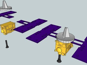 la jaxa hayabusa muses-c des véhicules dayofmaking de nation nationofmakers sonde spatiale 3d print model - Mito3D