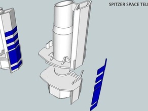 nasa spitzer vehicles asteroid maker faire nyc space telescope 3d print model - Mito3D
