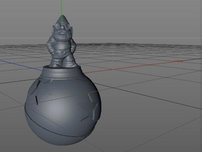 dengeleme gnome oyuncaklar oyunlar gnomeremix 3d print model - Mito3D