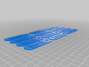 bct keychains version plus petite umass 3d print model - Mito3D
