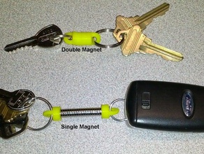 magnético keychain do conector família 3d print model - Mito3D