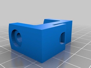 solidoodle 2 eje soporte fijo 3d de la impresora accesorios limpio aseado tambaleante wompus 3d print model - Mito3D