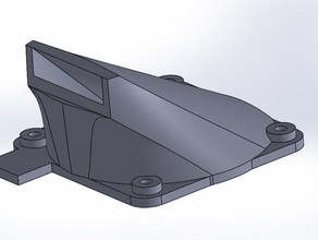 qu-bd 50mm fan mount 3d printer parts extruder heat sink qubd qu bd 3d print model - Mito3D
