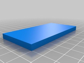 80x40x5 bloc d'étalonnage 3d de l'impression les tests cube 3d print model - Mito3D